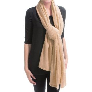 Minnie Rose Cashmere Travel Blanket/Wrap/Scarf (For Women) 9520W 56