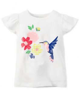 Carters Little Girls Hummingbird T Shirt   Shirts & Tees   Kids