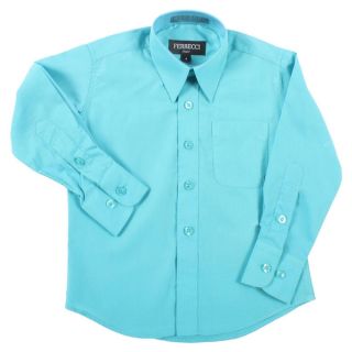 French Toast Boys Short Sleeve Classic Button Up Dress Shirt