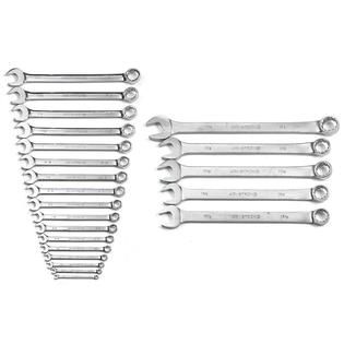 Armstrong 22 pc. 12 pt. Full Polish Long Combination Wrench Set