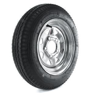Loadstar 480 12 LRB Trailer Tire and 5 Hole Galvanized Spoke Wheel