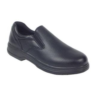 Deer Stags Manager Black Size 10.5 Wide Plain Toe Utility Slip on Shoe for Men MNGR VEGA BLK 105W