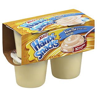 Handi Snacks Pudding, Vanilla 4 cups [14 oz (396 g)]   Food & Grocery