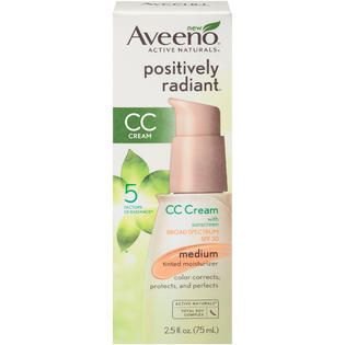 Aveeno Positively Radiant® CC Cream SPF 30 Medium Facial Moisturizers