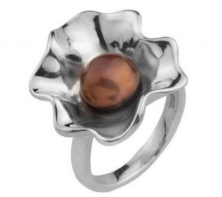 Hagit Gorali Cultured Freshwater Pearl Ruffle Ring, Sterling —