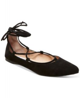 Steve Madden Eleanorr Suede Lace Up Flats