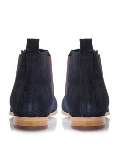 Linea Accessories Coaching Slip On Casual Chelsea Boots Navy