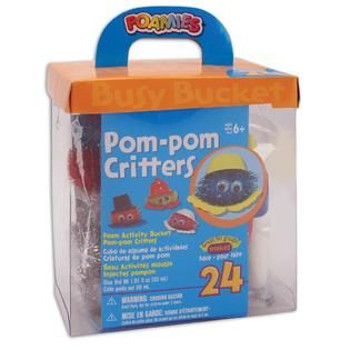 Foam Kit Makes 24 Pom Pom Critters   Home   Crafts & Hobbies   General