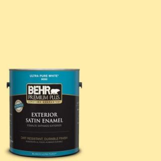 BEHR Premium Plus 1 gal. #P300 3 Rite of Spring Satin Enamel Exterior Paint 940001