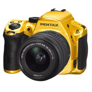 Pentax K 30 DSLR Camera with DA 18 55mm f/3.5 5.6 AL WR Zoom Lens