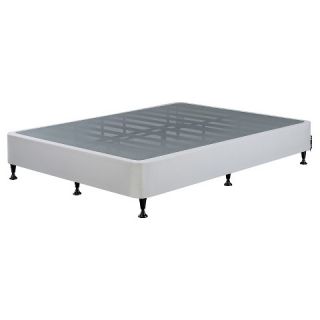 Smart Box Spring with Legs & Brackets Off White   Sleep Revolution