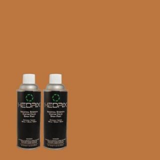 Hedrix 11 oz. Match of PMD 41 Copper Mine Semi Gloss Custom Spray Paint (2 Pack) SG02 PMD 41