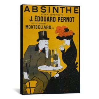 iCanvas Absinthe Vintage Advertisement on Canvas