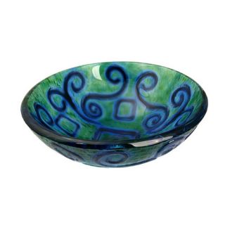 Legion Furniture Mosaic Earth Vessel Bathroom Sink