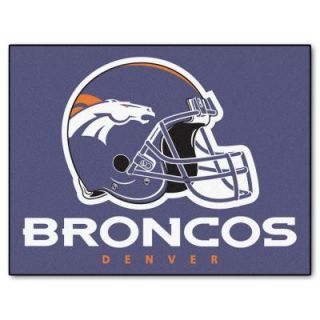 FANMATS Denver Broncos 2 ft. 10 in. x 3 ft. 9 in. All Star Rug 5716