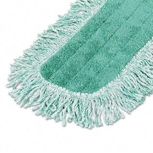 Rubbermaid  Dust Pad with Fringe, Microfiber, 18 Long, Green