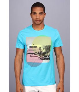 Ben Sherman S S Graphic Mb10476 Blue Atoll