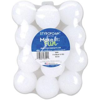 Floracraft 2" Styrofoam Balls