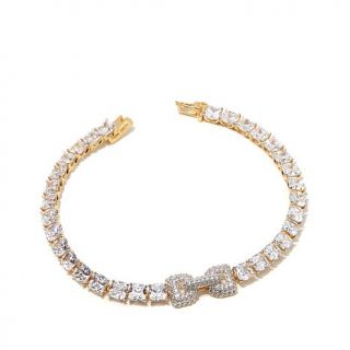 Victoria Wieck Absolute™ Pavé "Link" and Cushion Line Bracelet   7903758