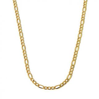 Michael Anthony Jewelry® 10K Gold 5.45mm 3+1 Figaro 24" Chain Necklace   7839457