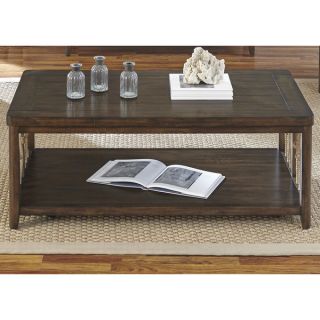 Dockside Tobacco Castered Weaved Rope Cocktail Table  