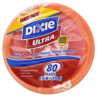 Dixie Ultra Plates, Family Pack, 80 plates