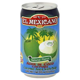 EL MEXICANO  Juice, Coconut, With Pulp, 10.5 fl oz (310 ml)