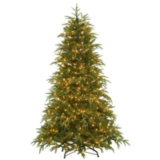 National Tree Company 6.5 ft. Feel Real North Frasier Artificial Christmas Tree with Lights PENO4 300EP 65X
