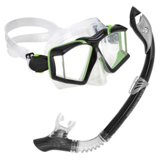 Aqua Lung Sideview Paradise LX Black Snorkel Set   16003637