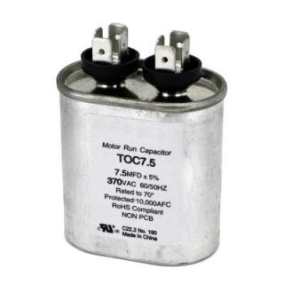 Packard 370 Volt 7.5 MFD Motor Run Oval Capacitor TOC7.5