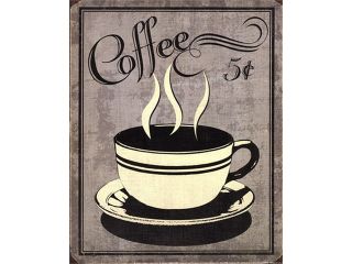 Retro Coffee I Poster Print by N. Harbick (8 x 10)