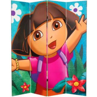 Oriental Furniture 71 x 63 Tall Double Sided Dora the Explorer 4