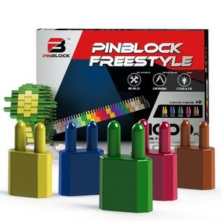 PinBlock Freestyle PB2014F2 1000 PCS Color Theme 2 Dark Prime   Toys