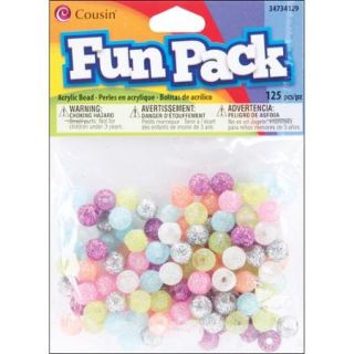Fun Pack Pony Beads ?mm ?/Pkg Multi Glitter