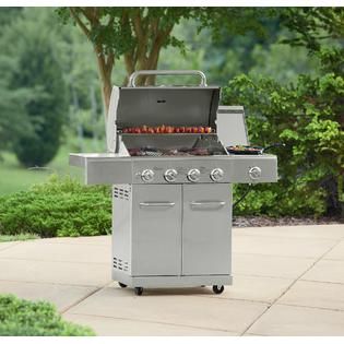 Burner Stainless Gas Grill: Big Outdoor Cooking Parties With 