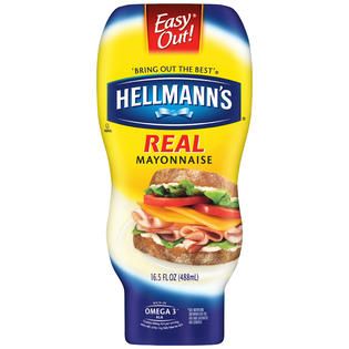 Hellmanns Real Easy Out Mayonnaise 16.5 FL OZ SQUEEZE BOTTLE   Food