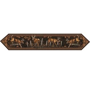 Rivers Edge Deer Table Runner 71in x 13in   Fitness & Sports