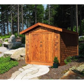 Greenstone Aspen Cedar Shake Shed Kit, 8' x 10'