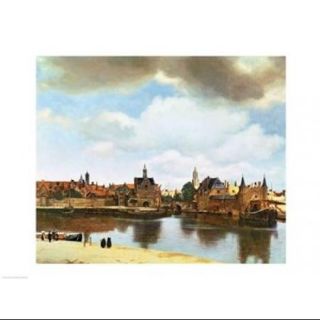View of Delft Poster Print by Johannes Vermeer (24 x 18)
