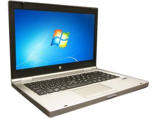 Refurbished: HP B Grade Laptop 8460p Intel Core i5 2.50 GHz 4 GB Memory 128 GB SSD 14.0" Windows 7 Professional 64 Bit