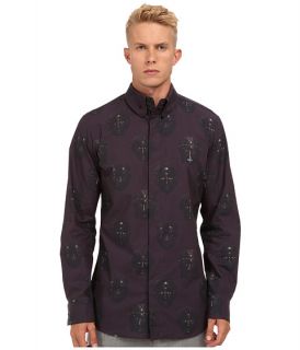 vivienne westwood man runway pompeiian mask button up