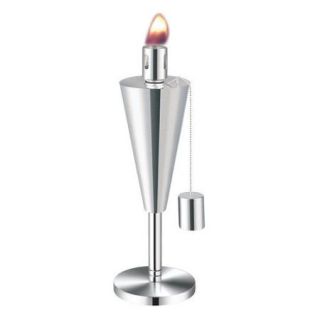 Anywhere Fireplace 90285 Stainless Steel Cone Shape Outdoor Patio Tabletop Torch   Set of 2