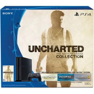 PS4 Uncharted Console Value Bundle with Bonus Madden NFL 16 or FIFA 16 (Save up to $59)