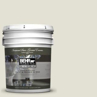 BEHR Premium Plus Ultra 5 gal. #PPF 15 Crushed Limestone Semi Gloss Enamel Interior Paint 375005