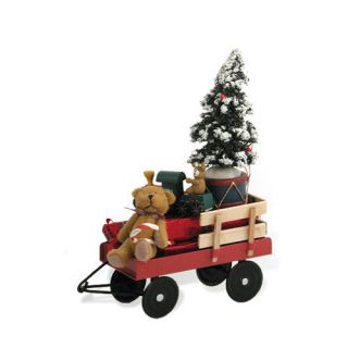 Byers Choice Red Wagon with Toys