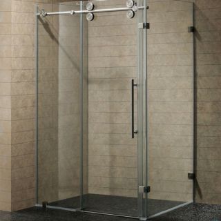 Vigo 36 x 48 Frameless Clear Shower Enclosure   12700225  