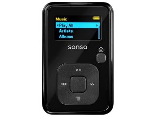 SanDisk Sansa Clip+ 1.0" Black 2GB MP3 Player SDMX18R 002GK A57