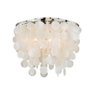 Vaxcel Elsa Capiz Shell Flush Mount