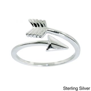 Eternally Haute Sterling Silver Adjustable Arrow Midi Knuckle Ring