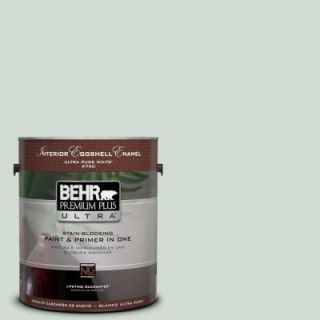 BEHR Premium Plus Ultra 1 gal. #N400 1 Mountain Morn Eggshell Enamel Interior Paint 275001